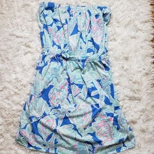 Lilly Pulitzer Dresses - Lilly Pulitzer Windsor Pull on Tube Top Dress Sz M Lilly Pulitzer Dresses - Lilly Pulitzer Windsor Pull on Tube Top Dress Sz M